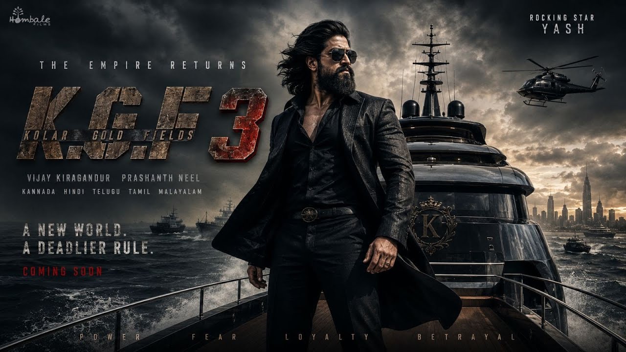 K. G. F. - CHAPTER 3  | Rocking Star Yash | Sanjay Dutt | Raveena Tandon | Official Trailer 2026