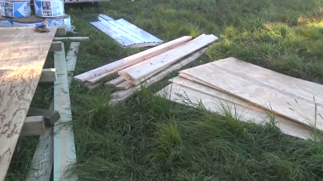 OFF-GRID SOLAR CABIN BUILD FROM SCRATCH (PART 1 of ??) NO EXPERIENCE, NO PLANS JUST GOING FULL SEND