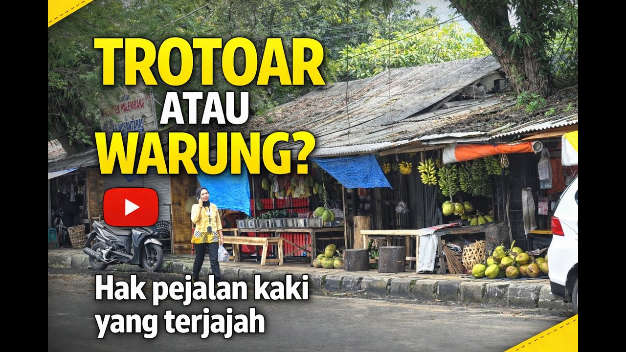 Hak pejalan kaki yang terjajah