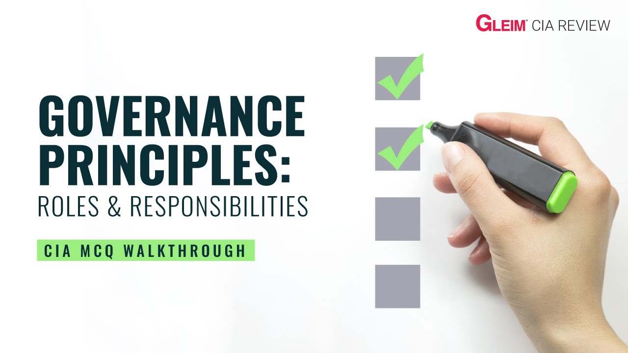 Free CIA Practice Questions | Pt 1 — Governance Roles & Responsibilities