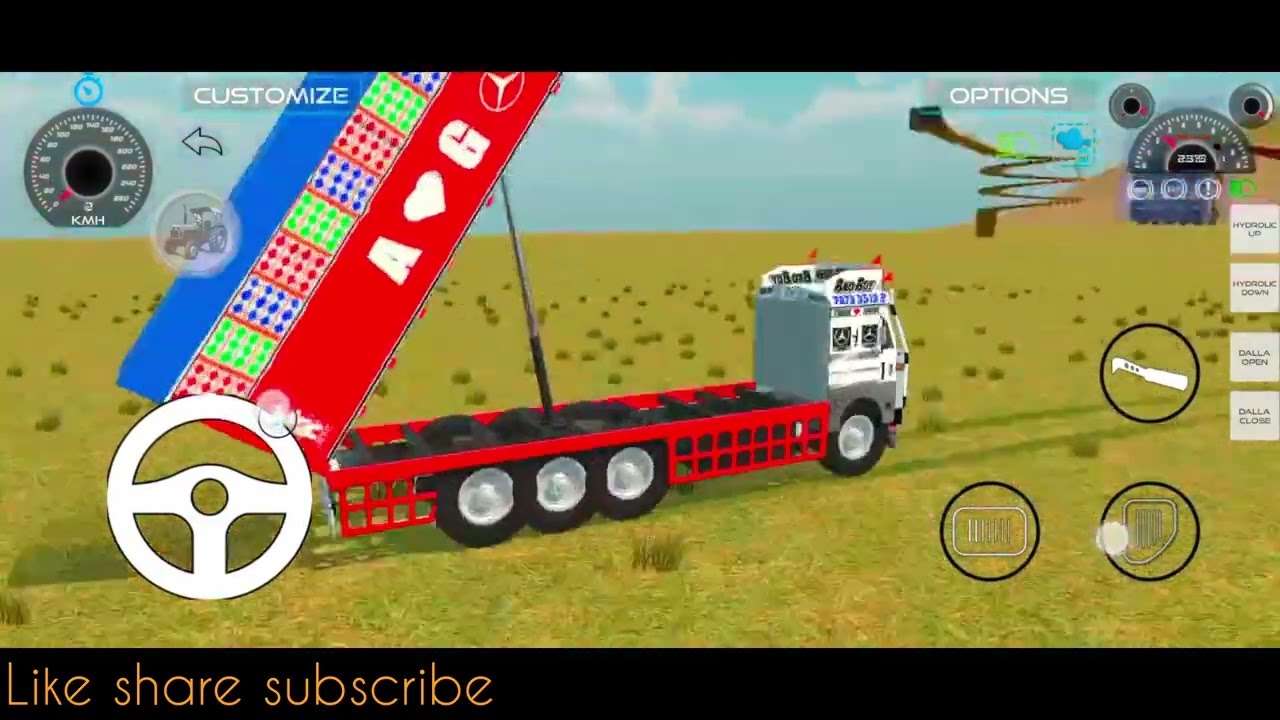 पाजी को ट्रक चलाना ही नहीं आता है 😀#tractor #jcb  #gaming #truckgame #truck NEW GAME  2026 #games
