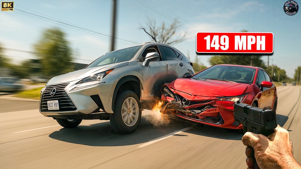 Craziest Most Brutal High-Speed Police Chases 2025 &ndash; Caught on Dashcam #1