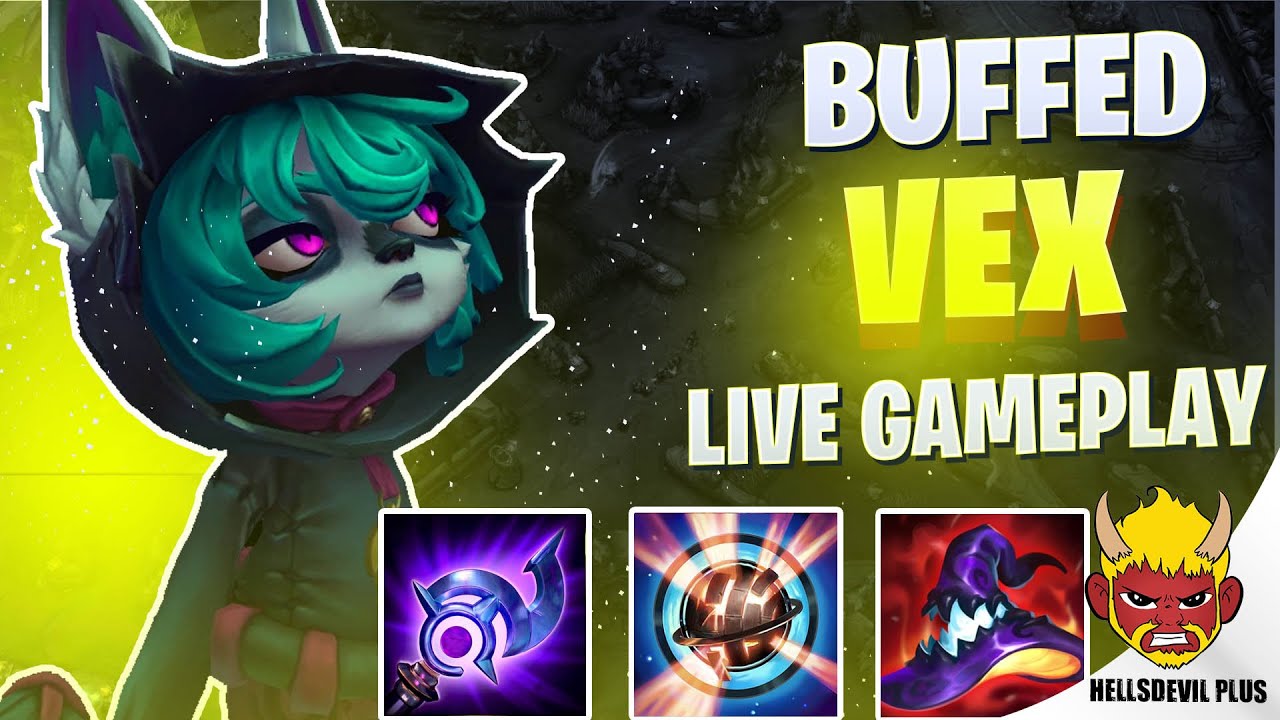 BUFFED VEX IS SO OP (MUST WATCH!) - Wild Rift HellsDevil Plus Gameplay