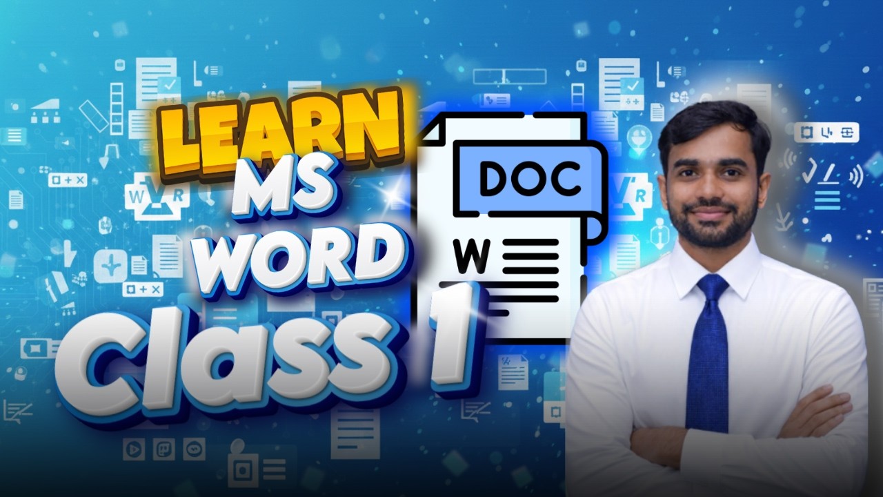 Microsoft Word Basics for Beginners | Class 1 Training by SMS Education