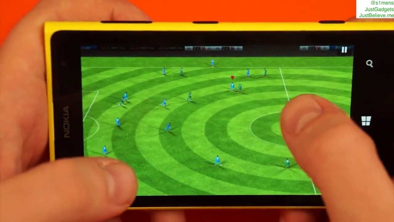 FIFA 14 на Windows Phone 8 на примере Nokia Lumia 1020