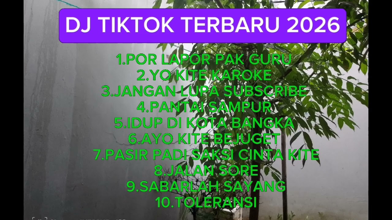 DJ TIKTOK TERBARU 2026 #DJTIKTOK #DJREMIX #MUSIKENAKDIDENGAR #LAGUENAK #REMIX #SEMIREMIX #djviral