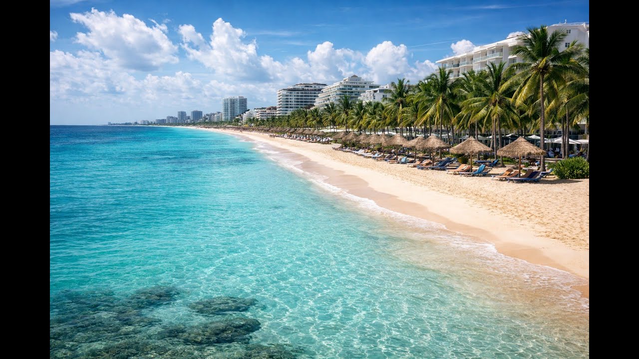 Praia de tropical 🌴 Mar Azul Cristalino para Relaxar e Dormir | LIVE