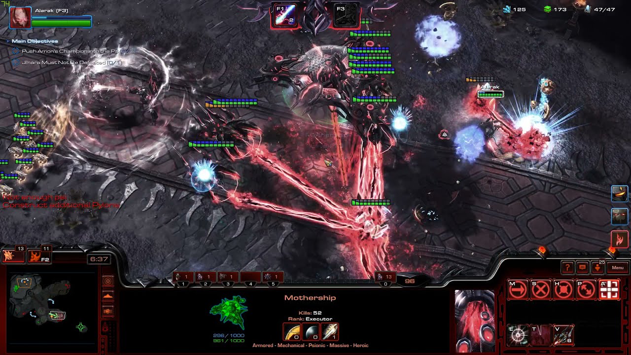 Starcraft Co-op - Chain of Ascension Solo Speedrun in 10:30 (Alarak P3, Brutal)