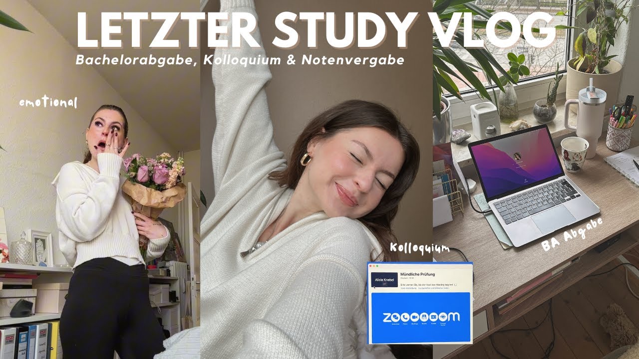 STUDY VLOG: Bachelor Abgabe, Kolloquium & das Ende meines Studiums