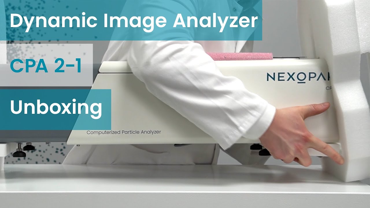 Dynamic Image Analyzer - CPA 2-1 Laboratory Unit Unboxing