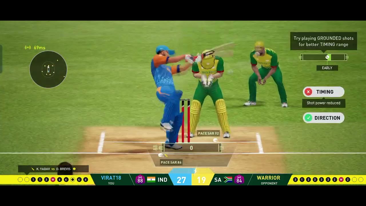 Dream cricket 25 made many runs in the series