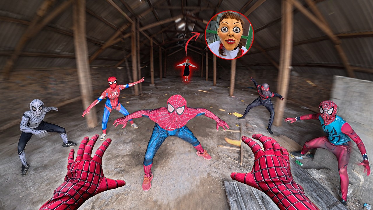 6 Spider-Man Bros Break Free from Annabelle Serbian&rsquo;s Tape || Horror POV