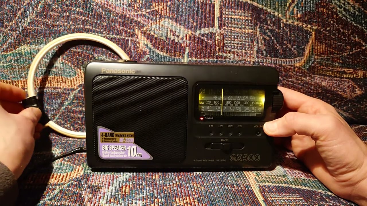 Panasonic R-314, Panasonic RF-3500, средние волны + внешняя антенна