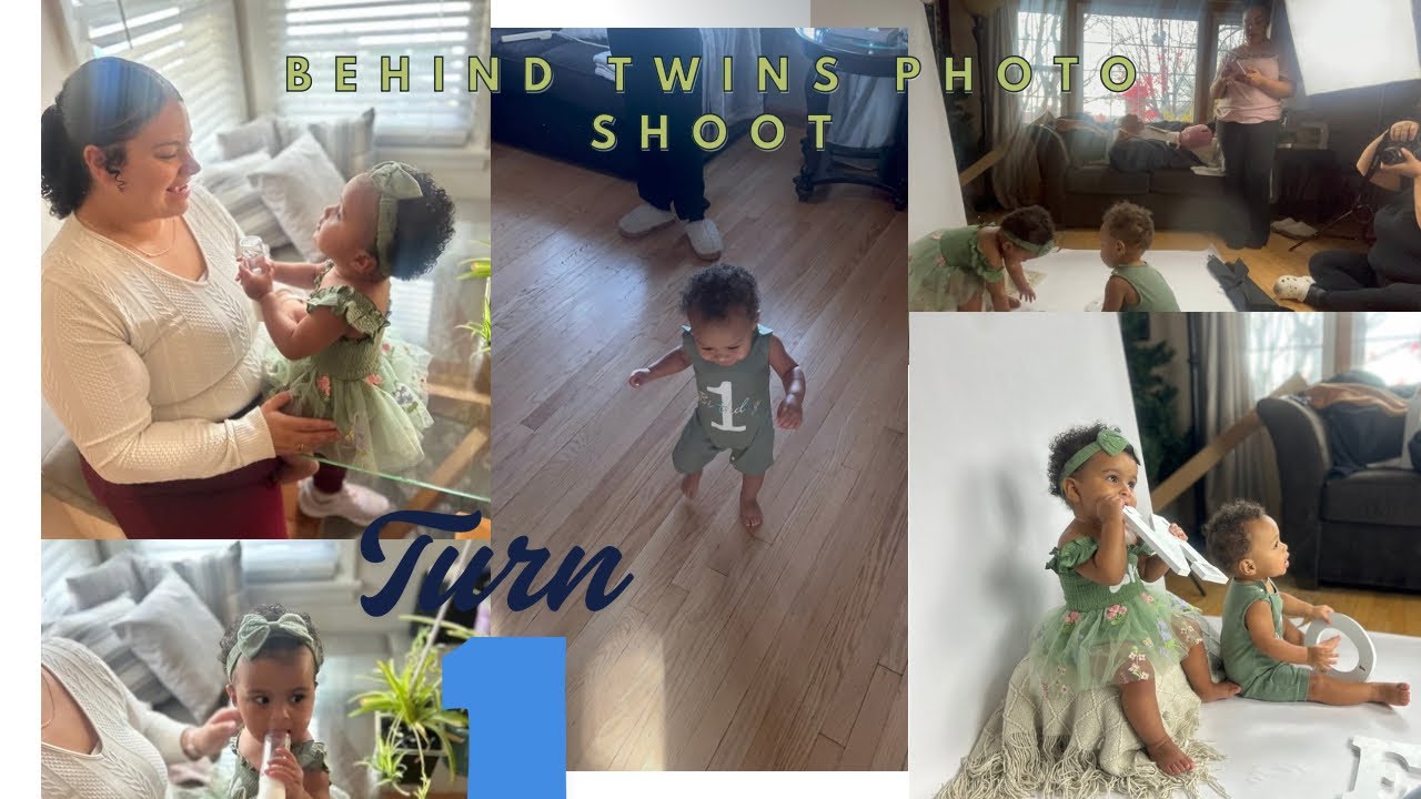 Zachary and Zoey Behind the Scenes of a Twins’ Birthday Photoshoot!