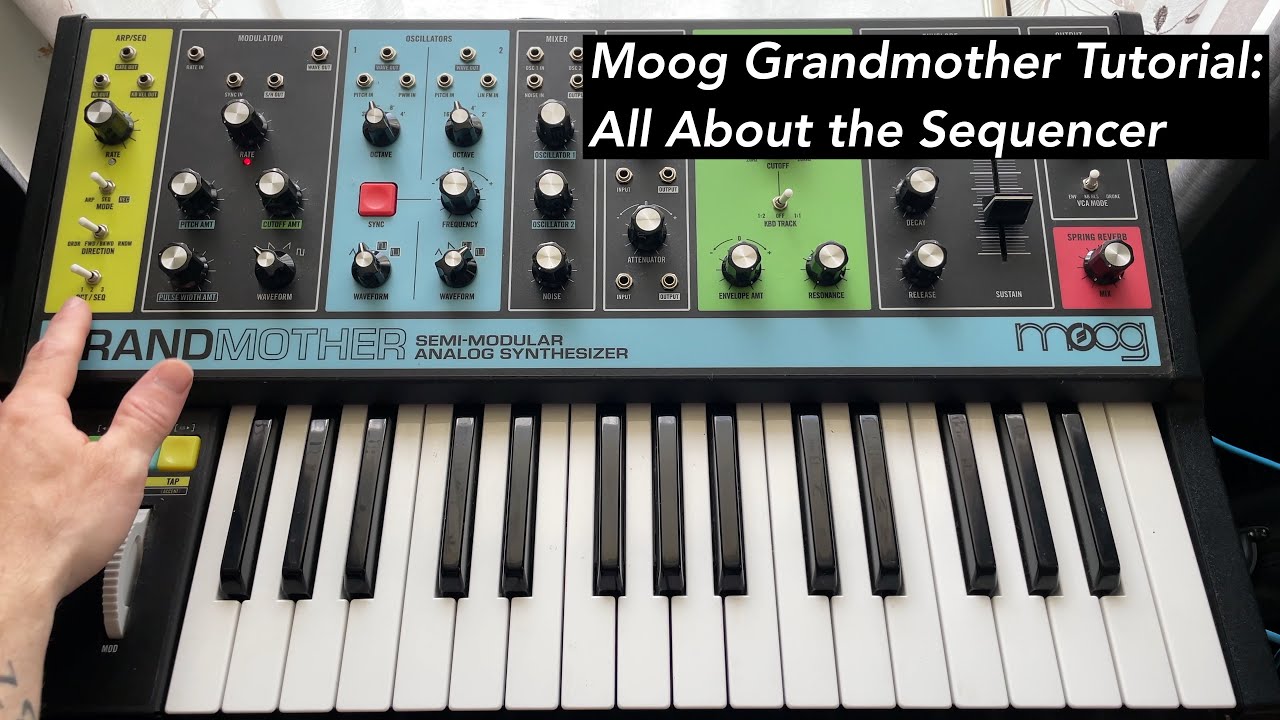 Учебное пособие по синтезатору Moog Grandmother: как использовать секвенсор