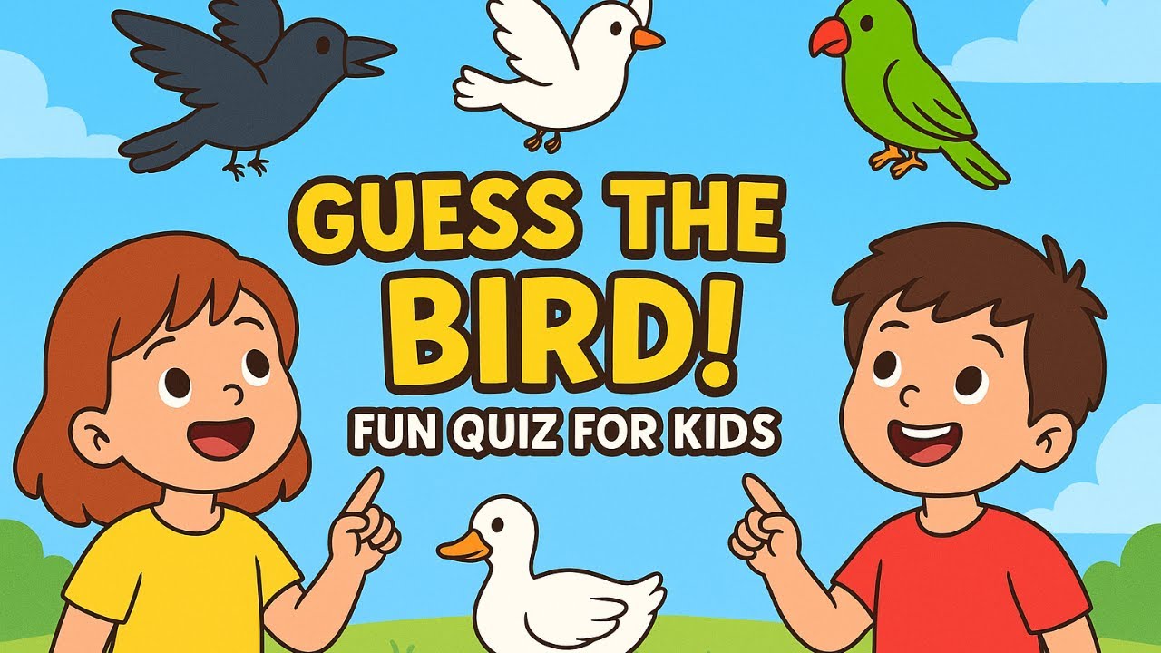 BIRDS QUIZ I QUIZ ON BIRDS I GUESS THE BIRDS I KIDS QUIZ I QUIZ TIME FUN TIME I BIRDS FOR KIDS