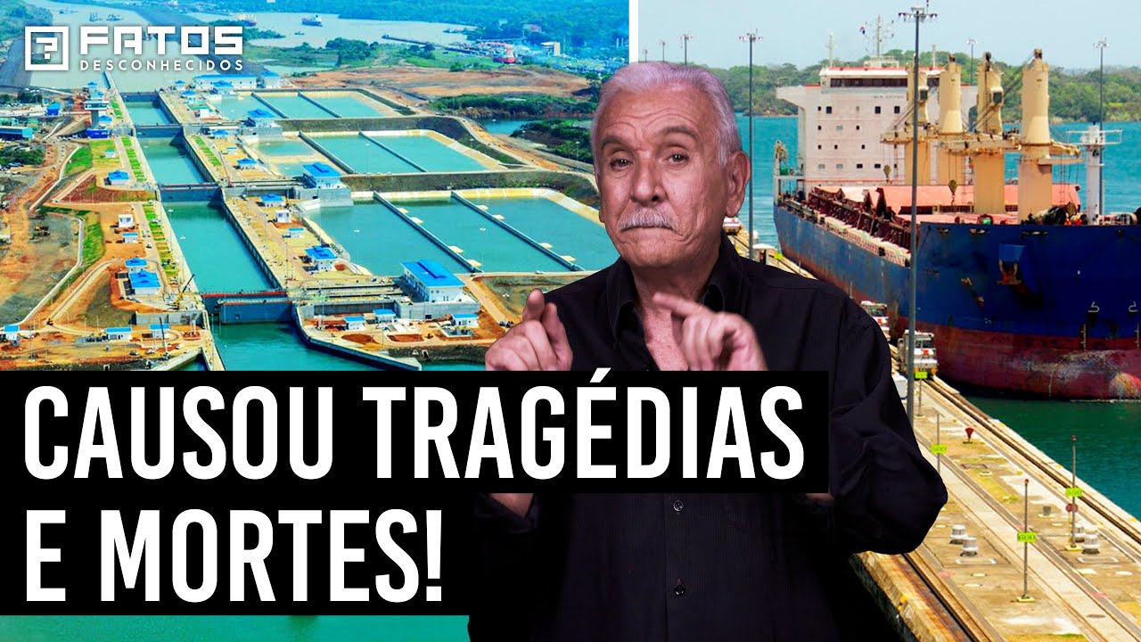 A obra mais ca&oacute;tica do mundo: Canal do Panam&aacute;