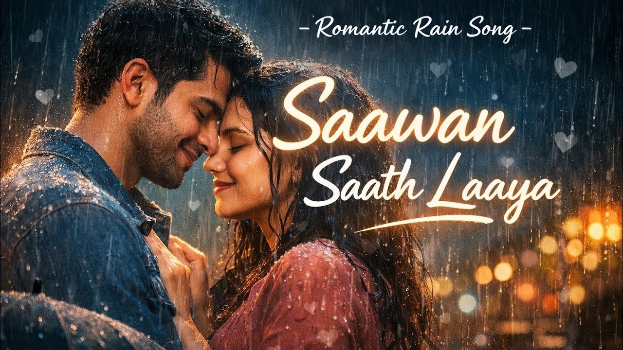 Saawan Saath Laaya | Romantic Rain Love Song | AI Music