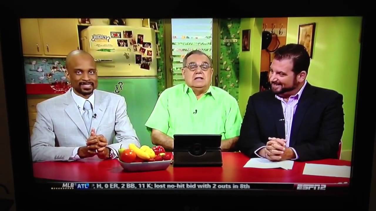 Papi on DLHQ (Dan LeBatard is Highly Questionable) rapping Dip Set (Santana's Town)
