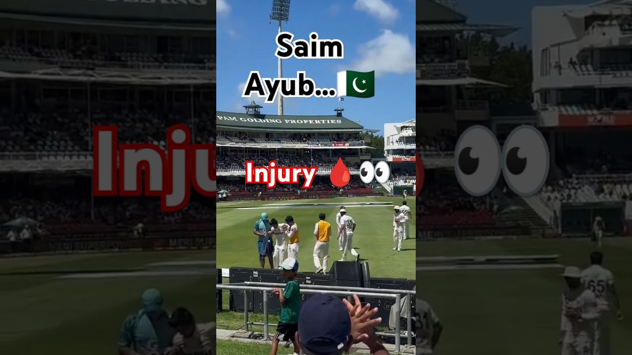 Saim Ayub Injury Today 🥵 👀