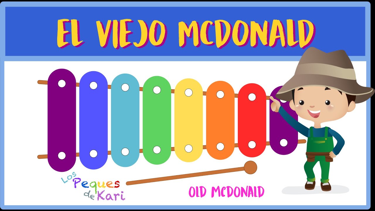 👏 Cultiva tu maestro musical tocando El Viejo McDonald tenia una granja en Xilófono 👴🌾🎋🌞