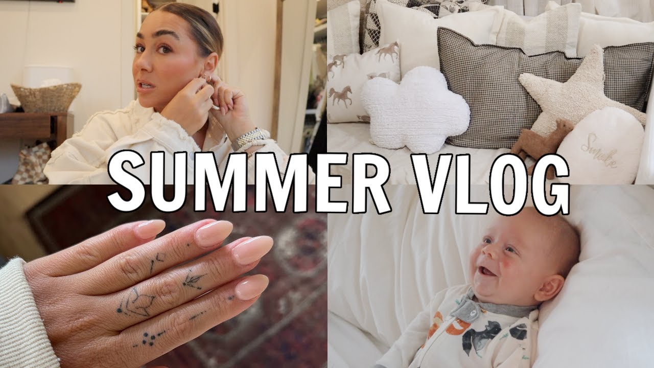 VLOG: Перевозка и декорирование Pottery Barn! Новости о послеродовой тревожности и ночной рутине ...
