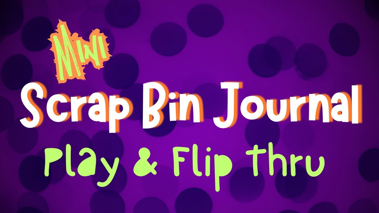Mini Scrap Bin Journals