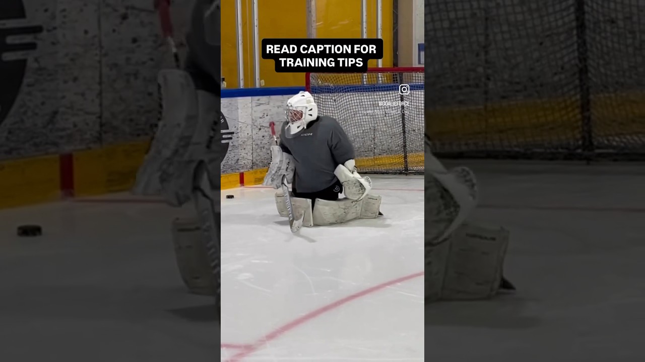 TRAINING TIPS FOR ICE HOCKEY GOALIES TO IMPROVE TECHNIQUE: