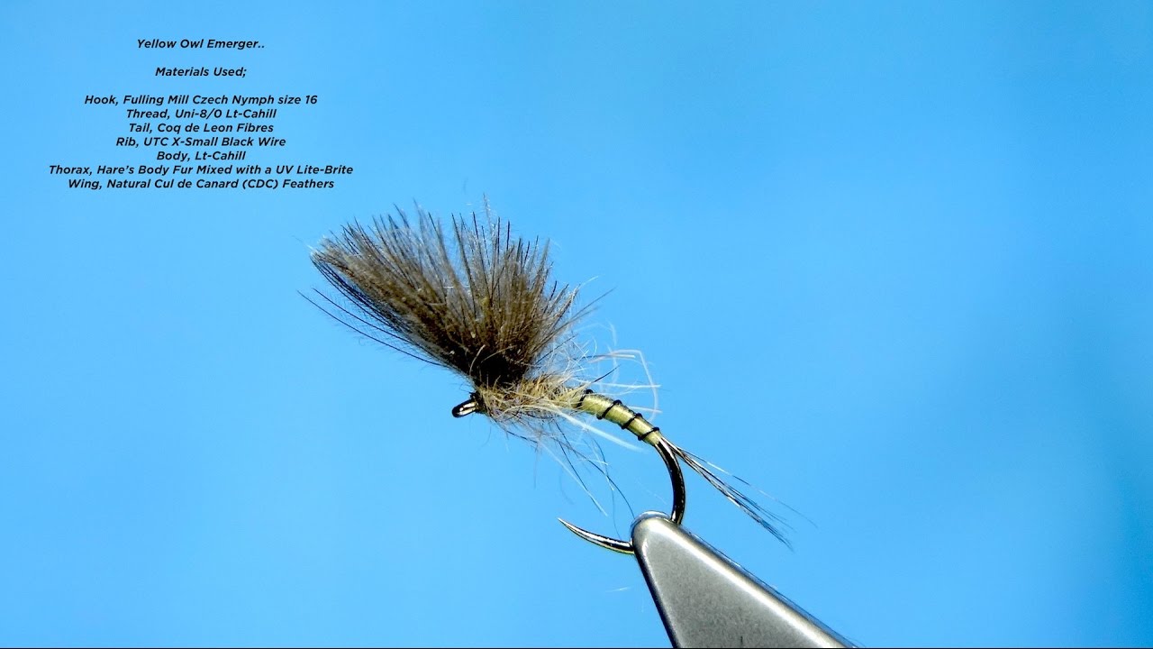 Tying a Yellow Owl Emerger/Dry Fly with Davie McPhail