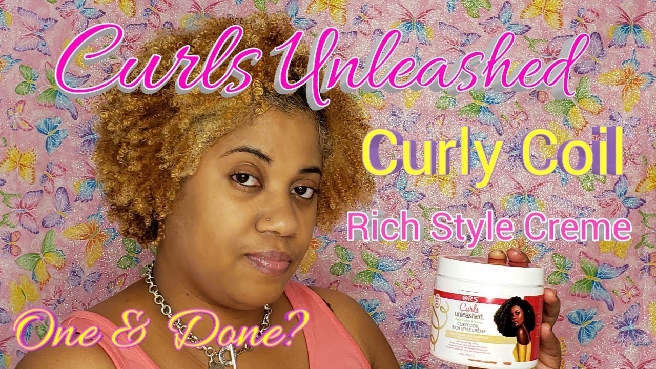 Curls Unleashed Curly Coil Rich Style Creme | One & Done? | Wash & Go Series