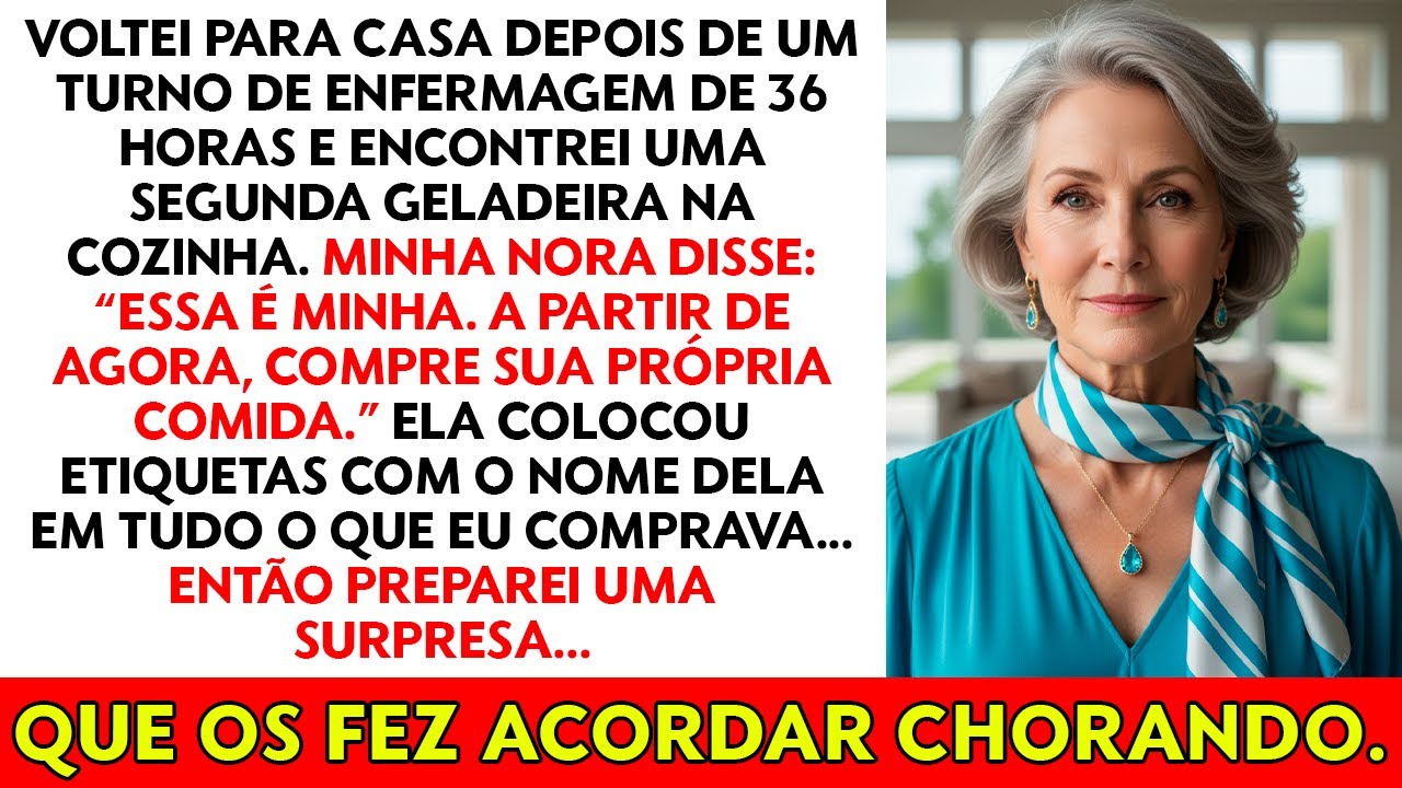 Minha nora colocou etiquetas em toda a comida da casa. Então preparei algo que a fez implorar perdão