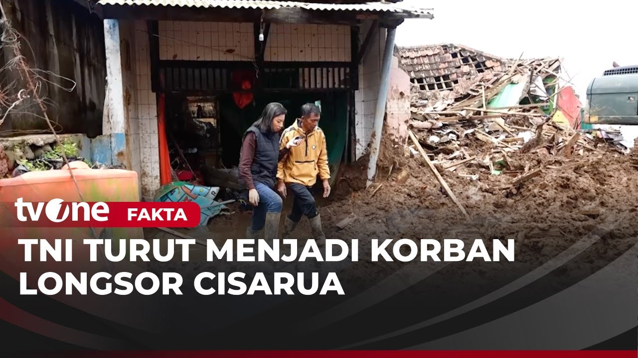 Ini Tempat TNI Beristirahat Yang Menjadi Korban Longsor Cisarua | Fakta tvOne