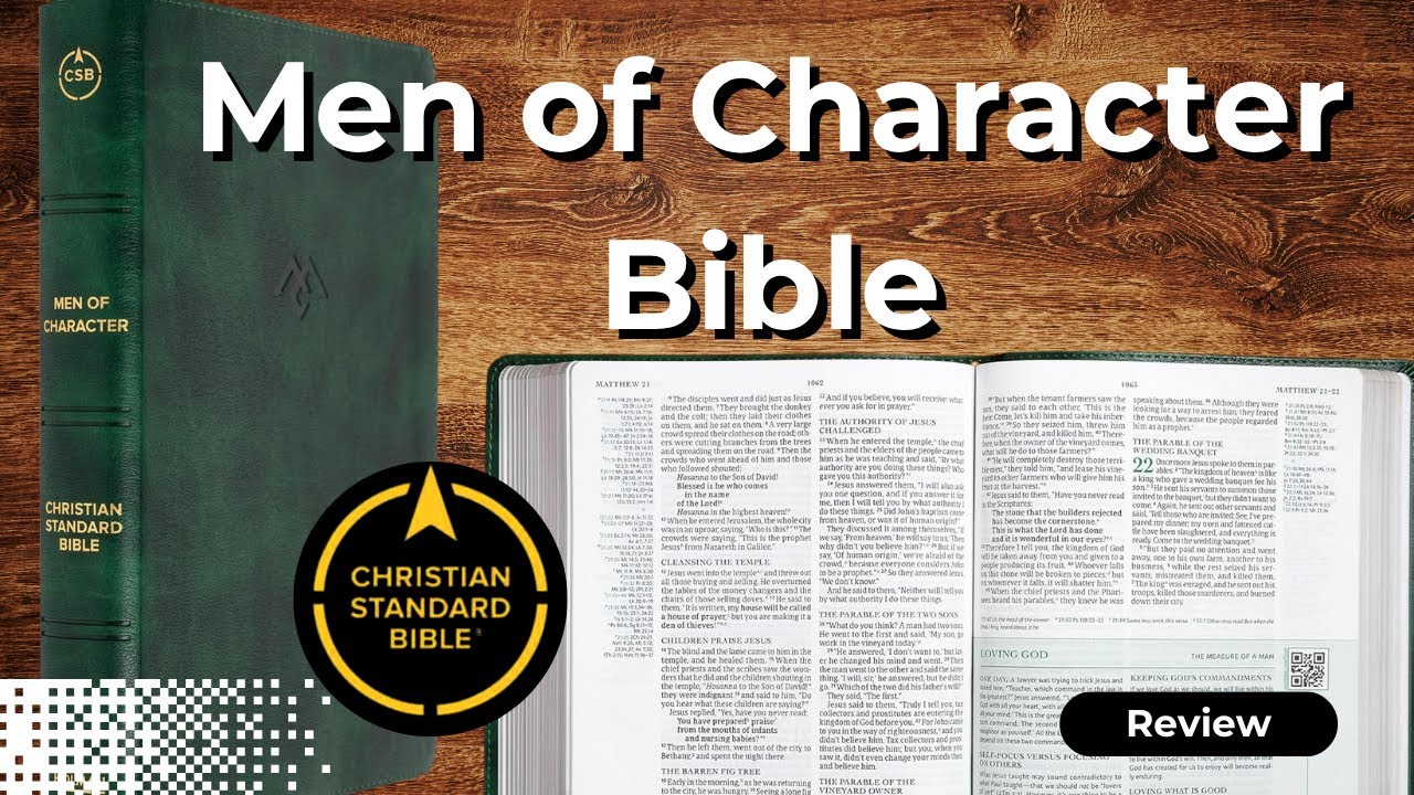 CSB Men of Character Bible