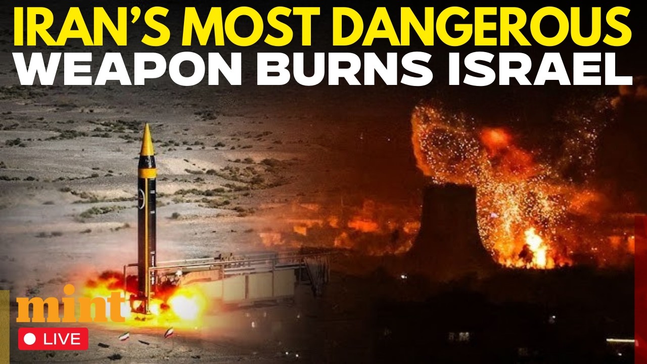 Iran Strikes Israel LIVE: IRGC Fires Khaibar Shekan Ballistic Missiles | Explosions Rock Haifa | US