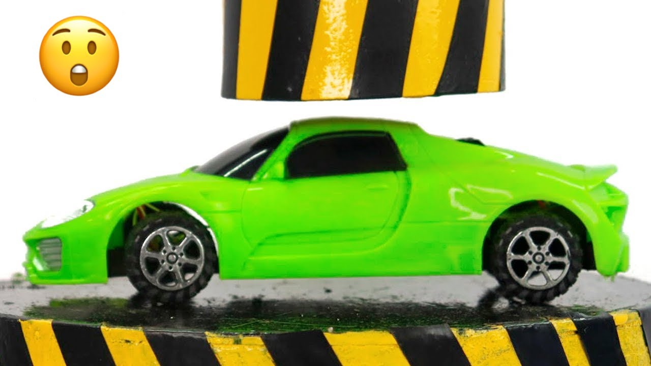 HYDRAULIC PRESS 100 TONVS RC CAR and TOYS