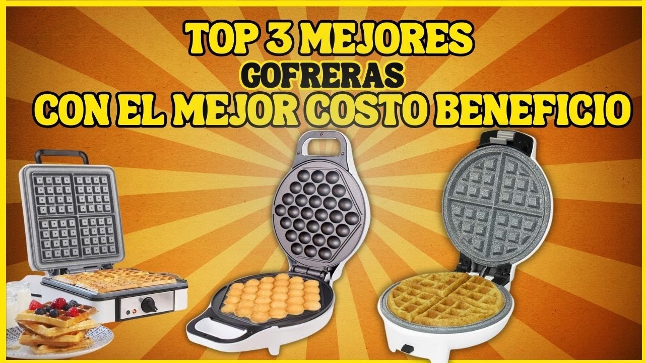 ¿Qué Mejor GOFRERA comprar en 2024? Top 3 Mejores MÁQUINA DE GOFRES Con el Mejor Costo Beneficio