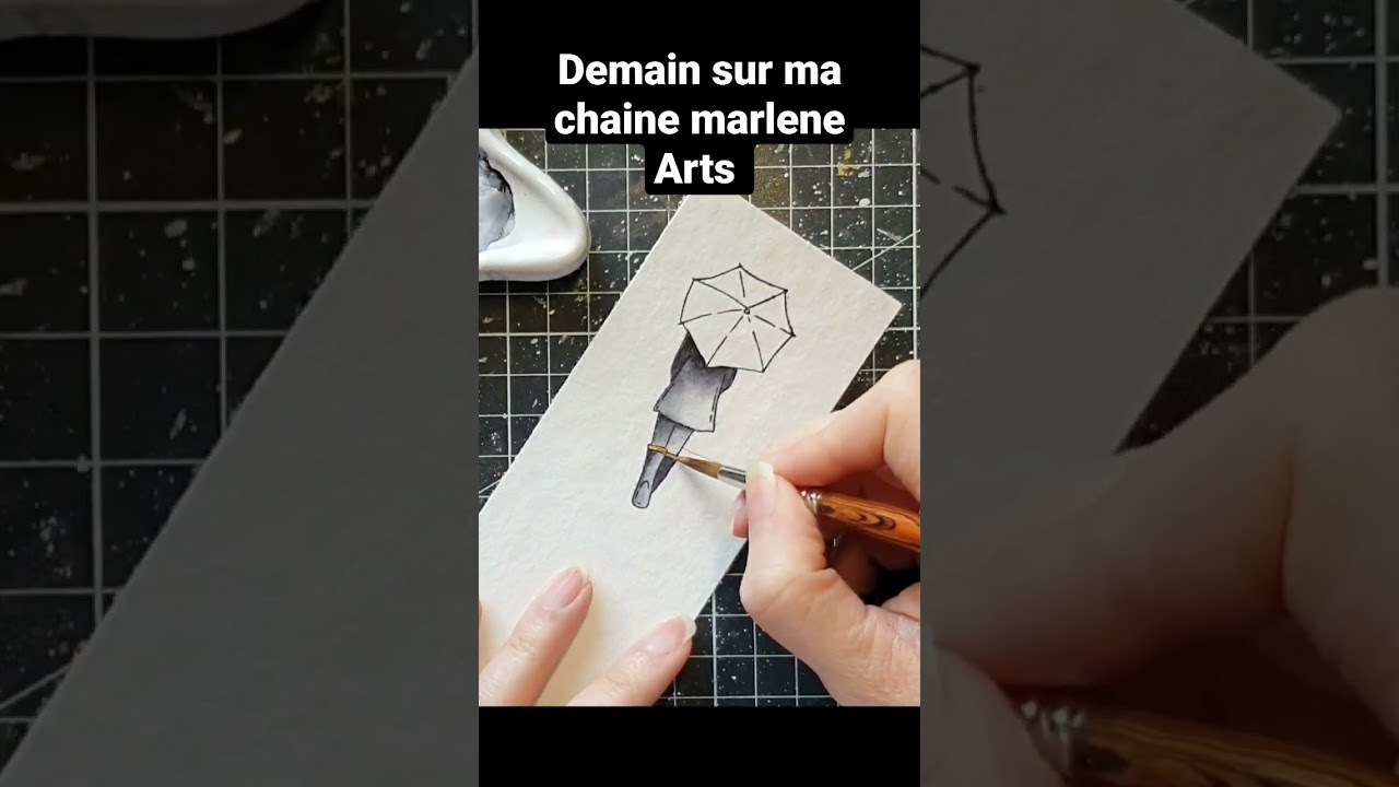 marlene arts: marque page aquarelle et tampon chou and Flowers