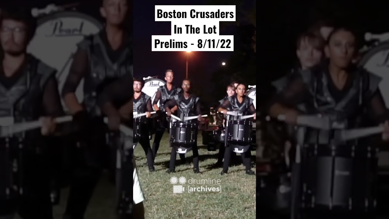 Boston Crusaders tearing it up in the lot at DCI Prelims! #drumline #dci2022 #inthelot #BAC