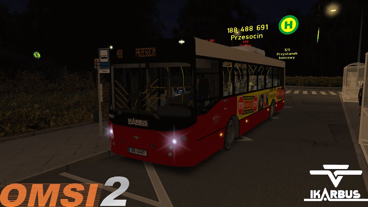 Omsi 2 - Fikcyjny Szczecin - Line 488 - Ikarbus IK 103 2011