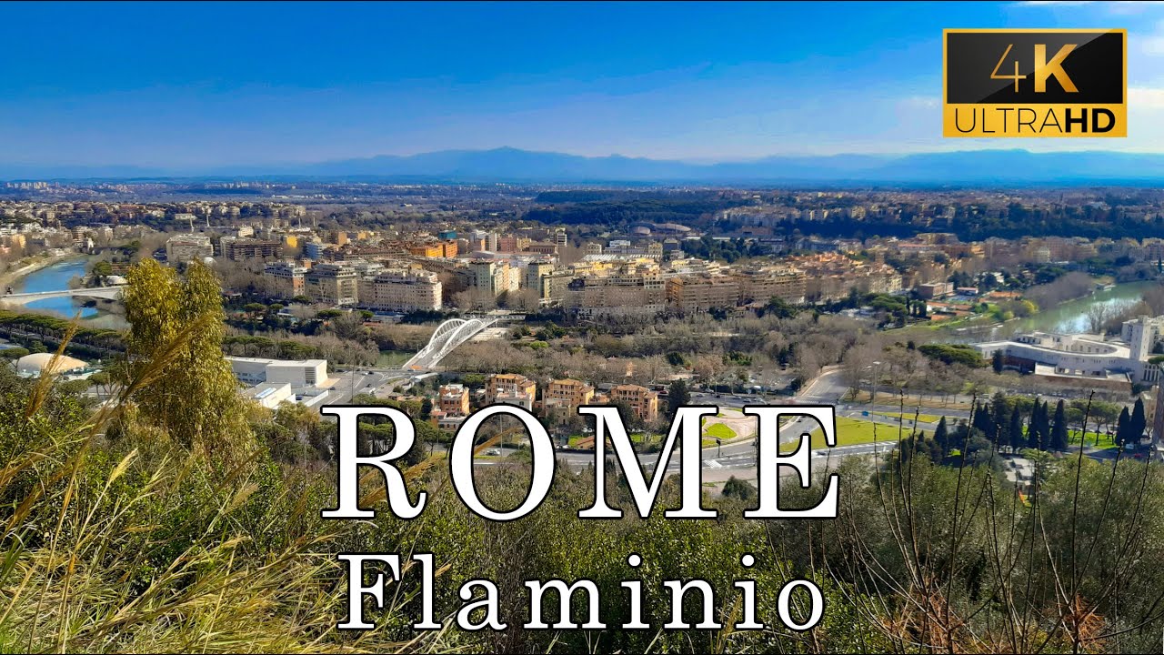 Rome | around Flaminio, Auditorium, bridge [4K]