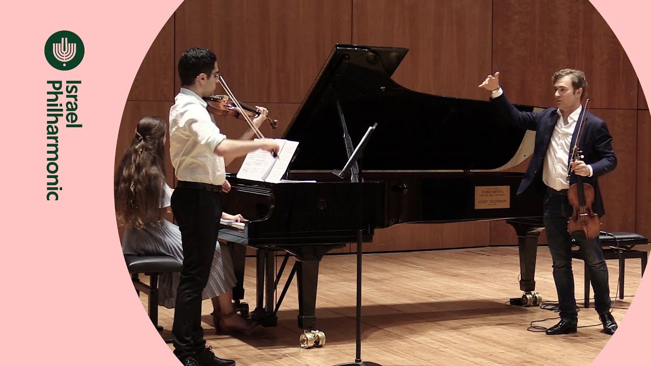 Master Class with Renaud Capuçon: Yuval Shem Tov - Ravel - Sonata for violin and piano in G major