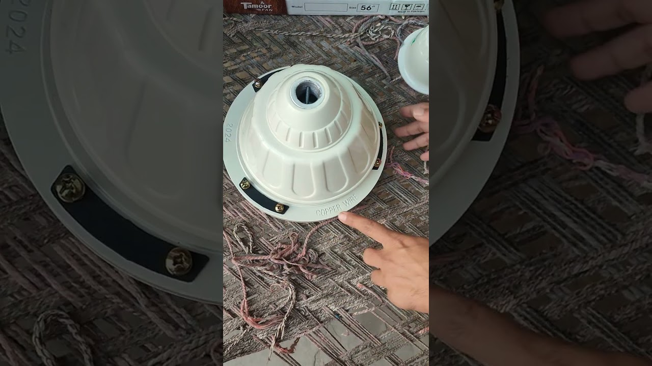 Eco Smart Tamoor Fan 30 watt RF remote Ac 2024 UNBOXING