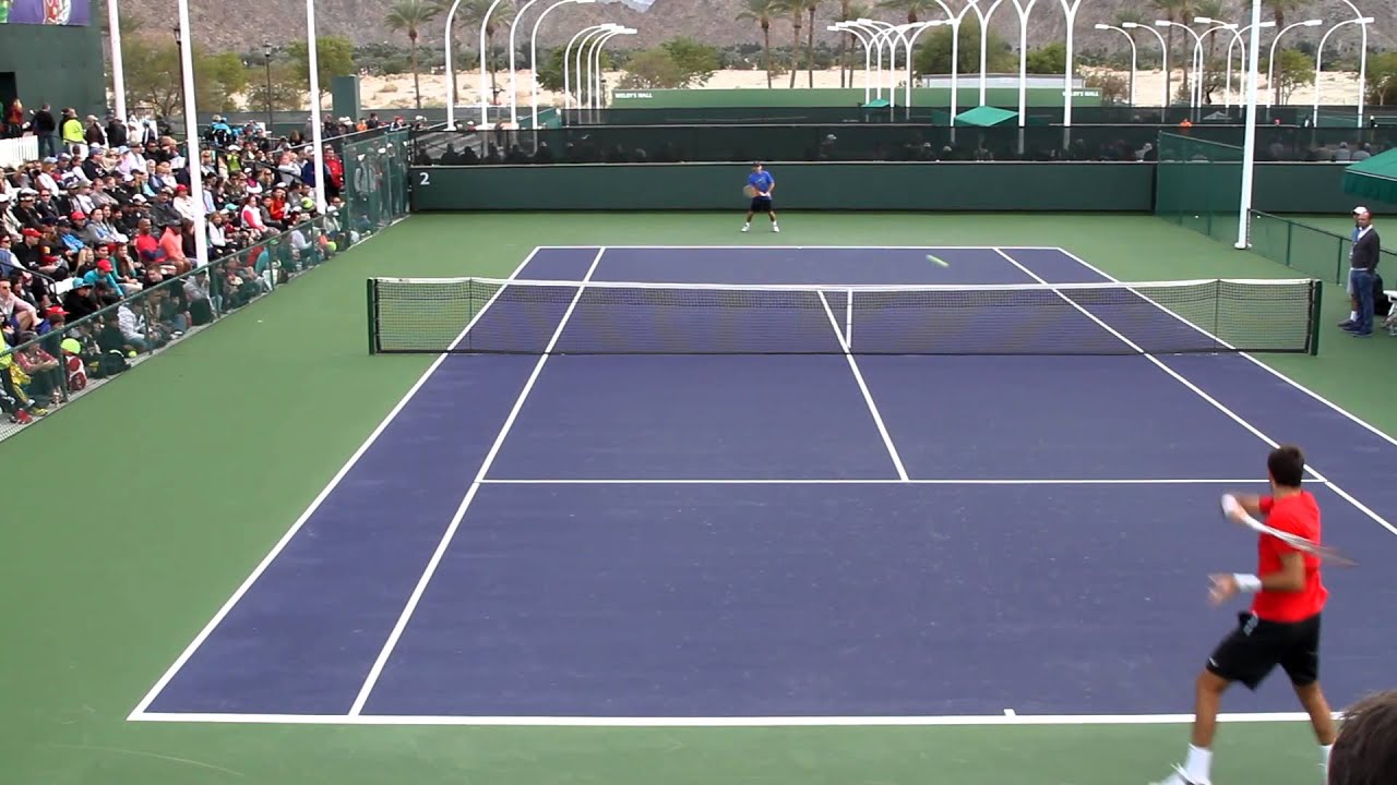Juan Martin del Potro Practice 2013 BNP Paribas Open part 2