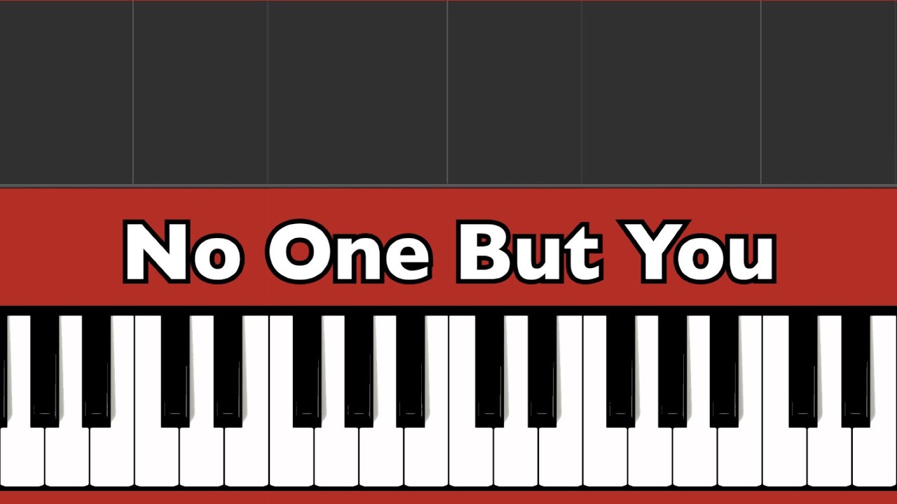 No One But You - Hillsong Worship - Piano Tutorial