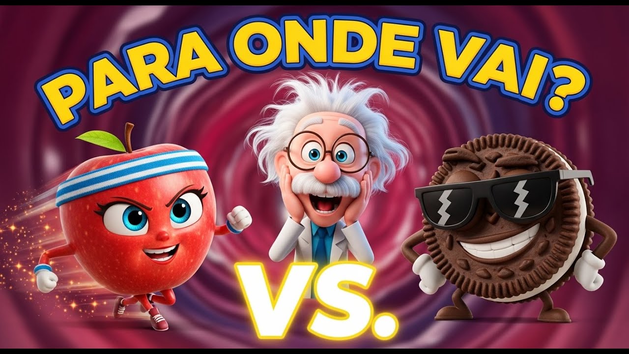 Para Onde Vai a Comida que Comemos? 🍎 A Olimpíada Digestiva | Ciências para crianças