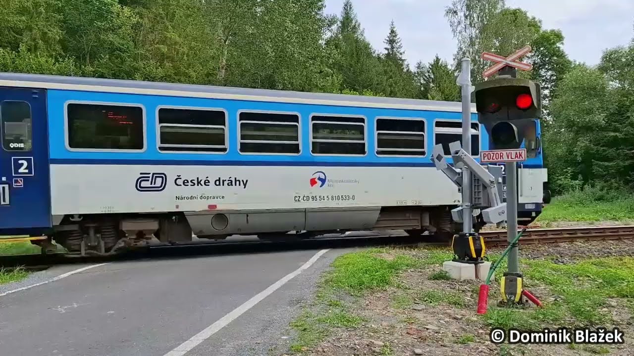 Železniční přejezd/Railroad crossing VÚD Milotice nad Opavou #2