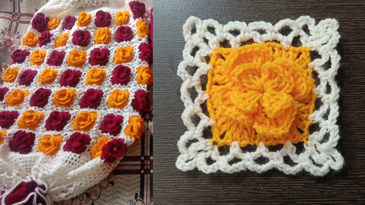 1बनाओगे 6 बनाने का मन करेगा 🥰/how to crochet pillow cover/crosia design