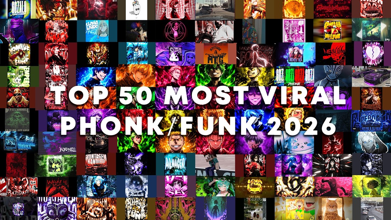 TOP 50 MOST VIRAL PHONK/FUNK 2026 🔥🎵 PLAYLIST 🎵