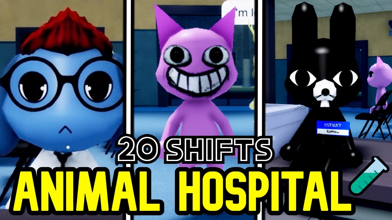 Animal Hospital 🧪 - Shift 1-20 - [Full Gameplay] | Roblox