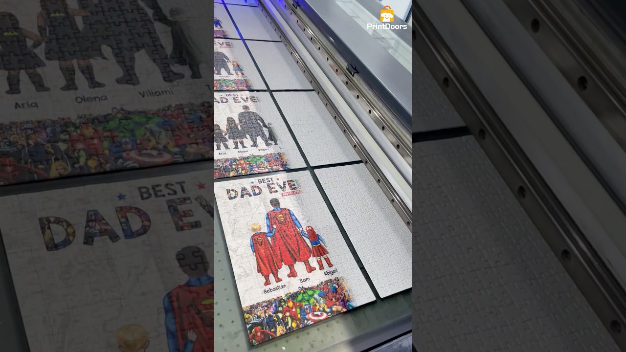 How does UV Printing Works on Personalized Puzzle? #puzzle